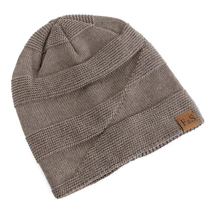 Avelena | Unisex Slouchy Winter Beanie - Pelzfutter