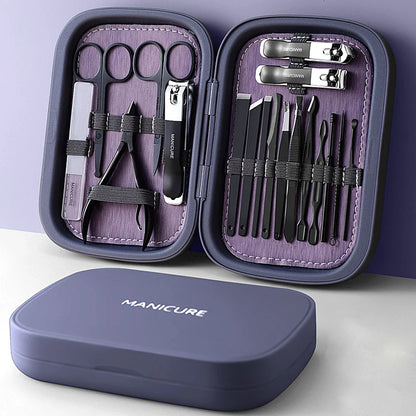 Avelena | 18-In-1 Edelstahl Nagelknipser Reisepflege Set