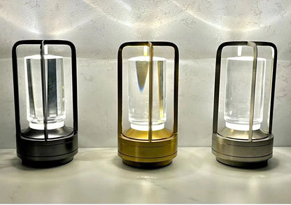 Avelena | Wiederaufladbare Drahtlose LuxusGlow Tischlampe - Elegante Drahtlose Lampe für Jede Stimmung