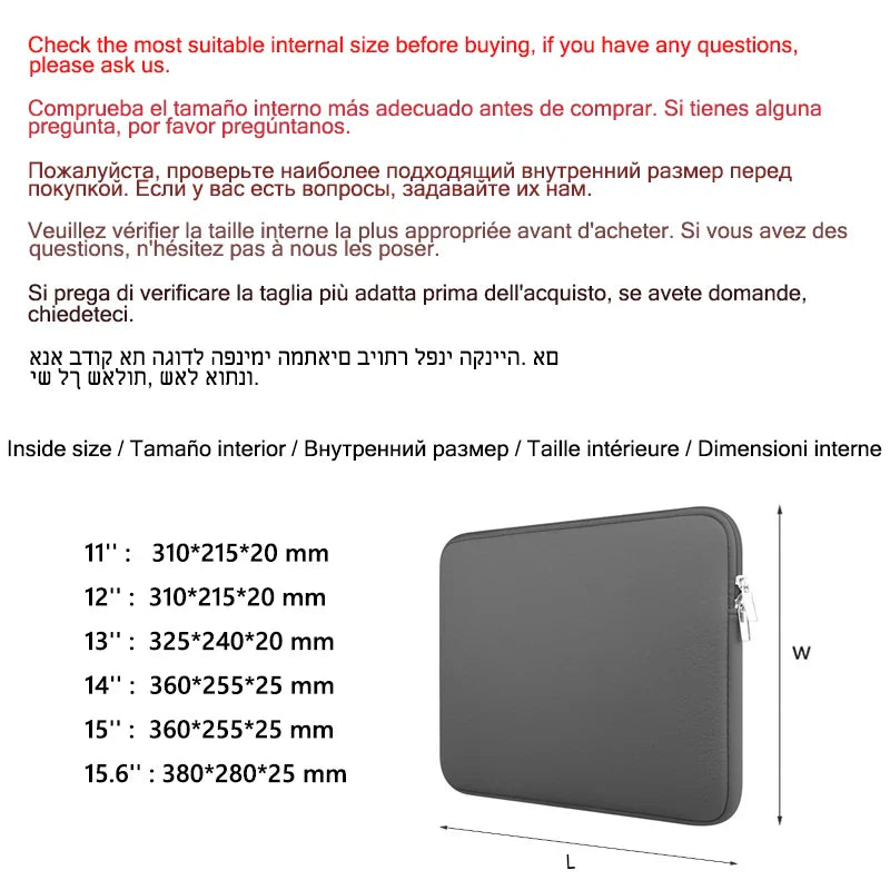 Avelena | Multi-Größe Laptop Sleeve für Macbook