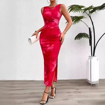 Avelena | Elegantes Slim-Fit Ärmelloses Kleid für Frauen