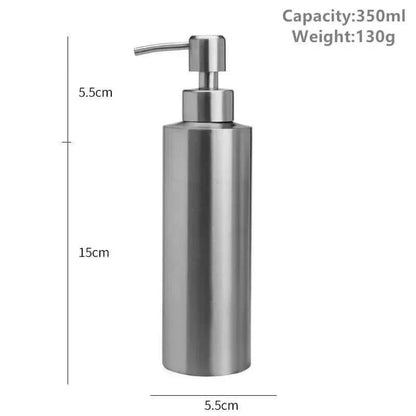 Avelena | Eleganter Edelstahl Handpumpen Seifenspender 250ml/350ml/550ml