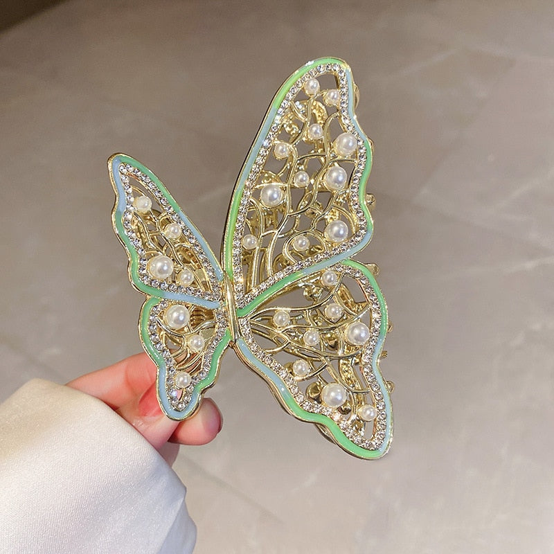 Avelena | Korea Perle Strass Haarnadel