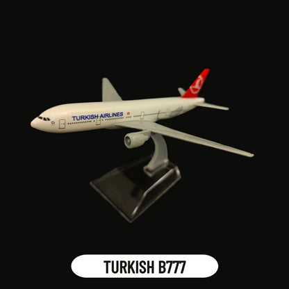 Avelena | Metallflugzeugmodell Emirates Airlines A380 B777 Flug Diecast Modellspielzeuge für Jungen