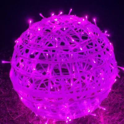 Avelena | Lichtende Rattan-Sphäre für Festliche und Elegante Dekorationen