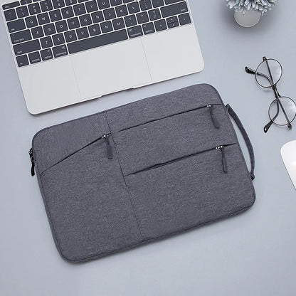 Avelena | Slim Wasserdichte Laptoptasche mit Mehreren Reißverschlüssen