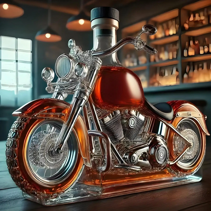 Avelena | Harley Motorrad-förmiger Whisky Dekanter für die Hausbar