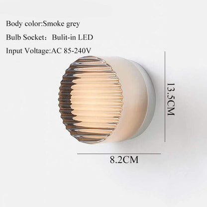 Avelena | Futuristische und einzigartige solide Plexiglas-Wandleuchte