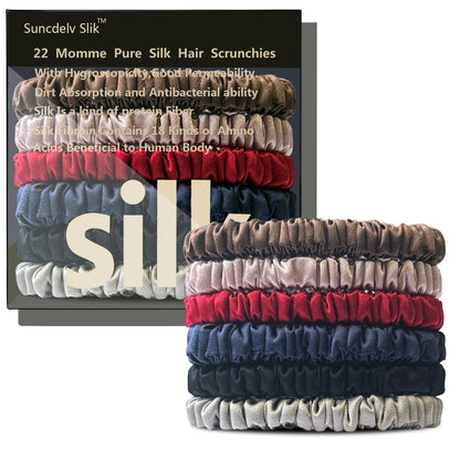 Avelena | Antirutsch Haargummi Haargummi Seiden Scrunchies