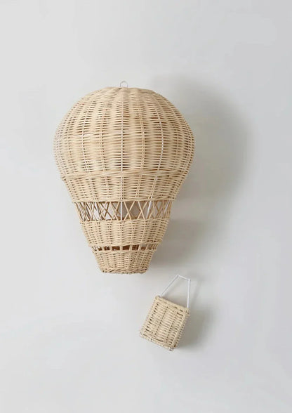 Avelena | Handgefertigtes Rattan Woven Luftballon Mobile Ornament