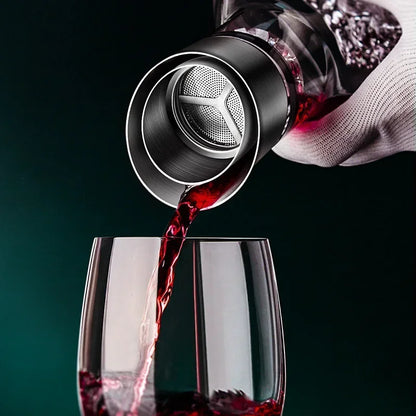 Avelena | 1500ml Iceberg Dekanter Kreatives Bleifreies Kristallmaterial Luxus Hochwertige Wohn-Rotwein Weine Verteiler Dekanter Weinkrug