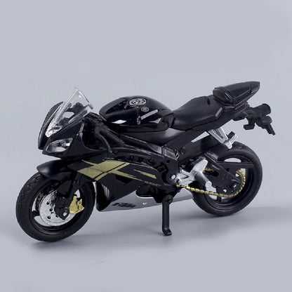 Avelena | 1:18 Maßstab Yamaha R6 Legierungsroller Sportbike Figuren Diecasts Kinder Spielzeug Motorrad Rennmodell Nachbildungen Sammlergeschenk für Jungen