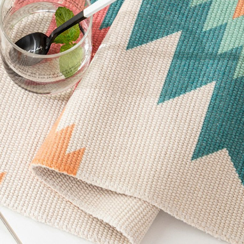 Avelena | Böhmischer Wandteppich, Makramee-Wandbehang, Heimdekoration, Baumwoll-Leinen-Quaste, handgefertigt, gewebt, geometrische Leinwandkunst, Hintergrund-Wandteppiche