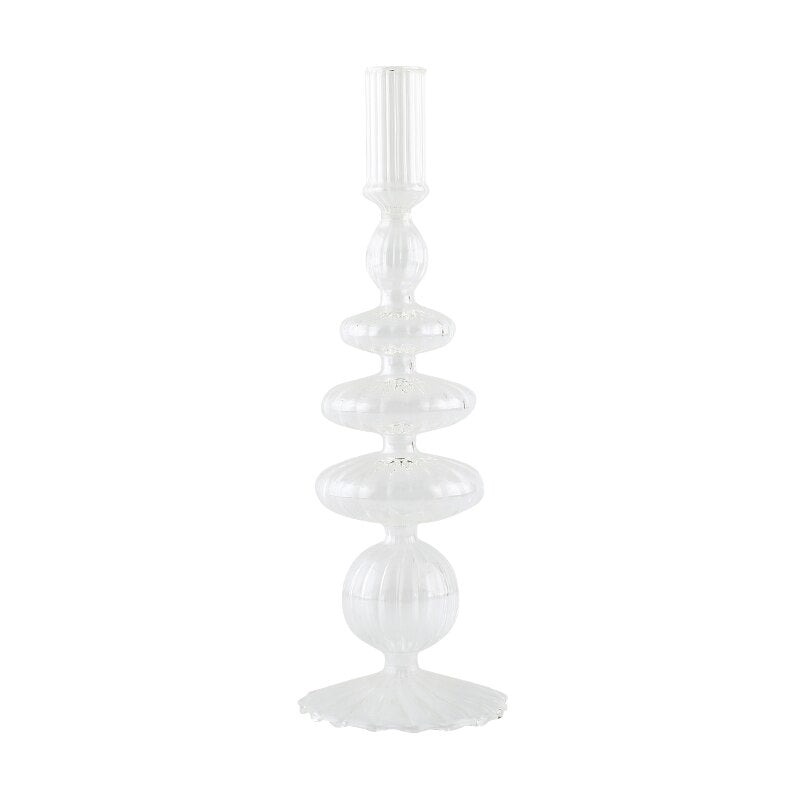 Avelena | Glas Kerzenhalter Pastell