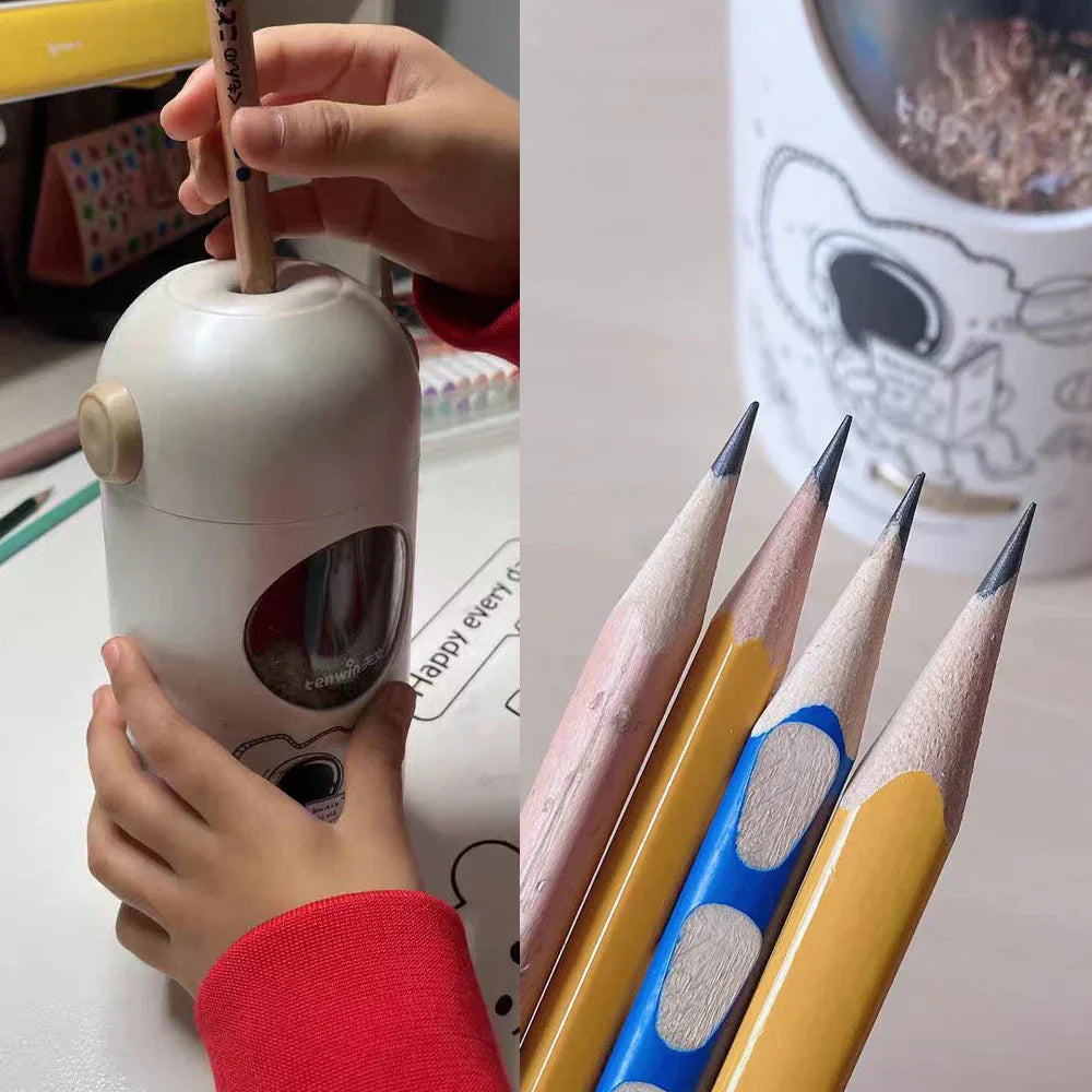 Avelena | Astronaut Automatischer Bleistiftspitzer