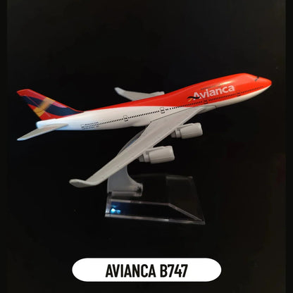 Avelena | Metallflugzeugmodell Emirates Airlines A380 B777 Flug Diecast Modellspielzeuge für Jungen