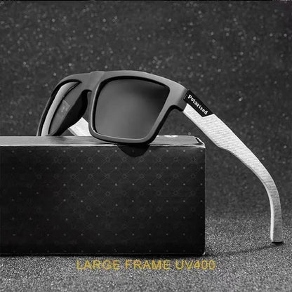 Avelena | Herren Klassiker Rechteckige Uv400 Polarisierte Strandsonnenbrille