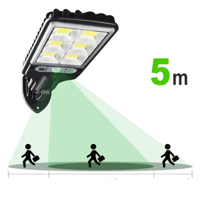 Avelena | Solar-Wandbeleuchtung mit Bewegungssensor | Garten- und Straßenbeleuchtung | LED-Solarbeleuchtung - DoorLed