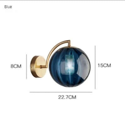 Avelena | Bunte Glas Moderne Wandleuchte