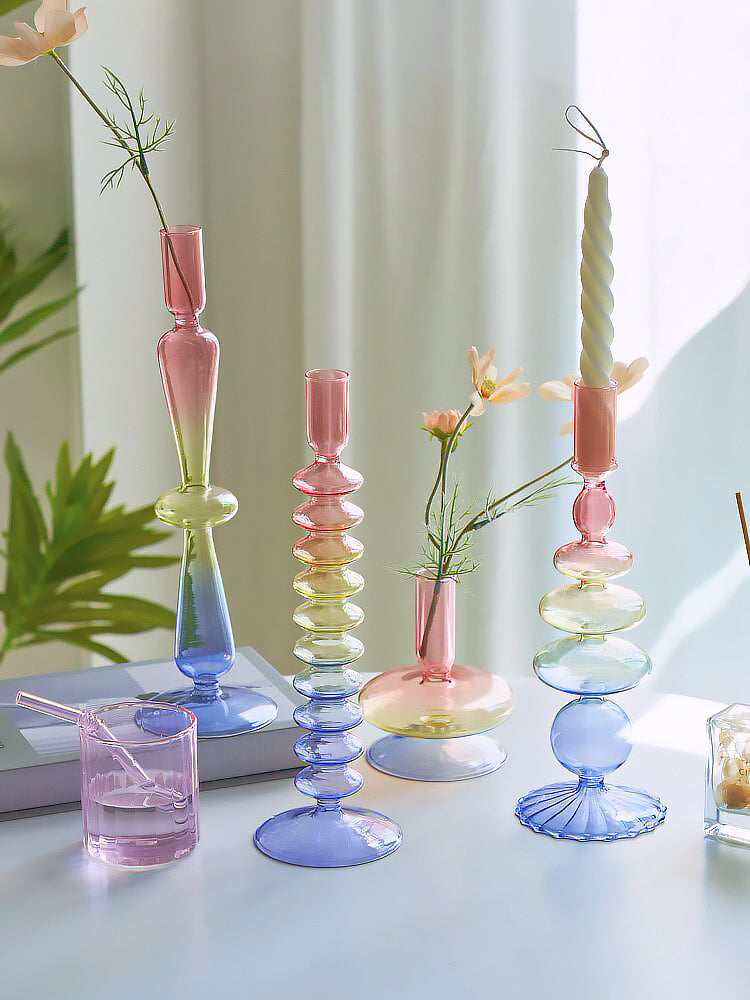 Avelena | Gradient Glas Kerzenhalter