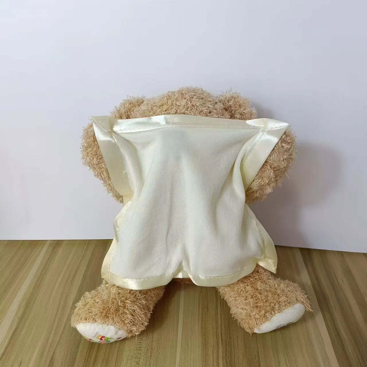 Avelena | SnuggleBuddy Peek-a-Boo Bär | Interaktives sprechendes Plüschtier für Babys & Kleinkinder