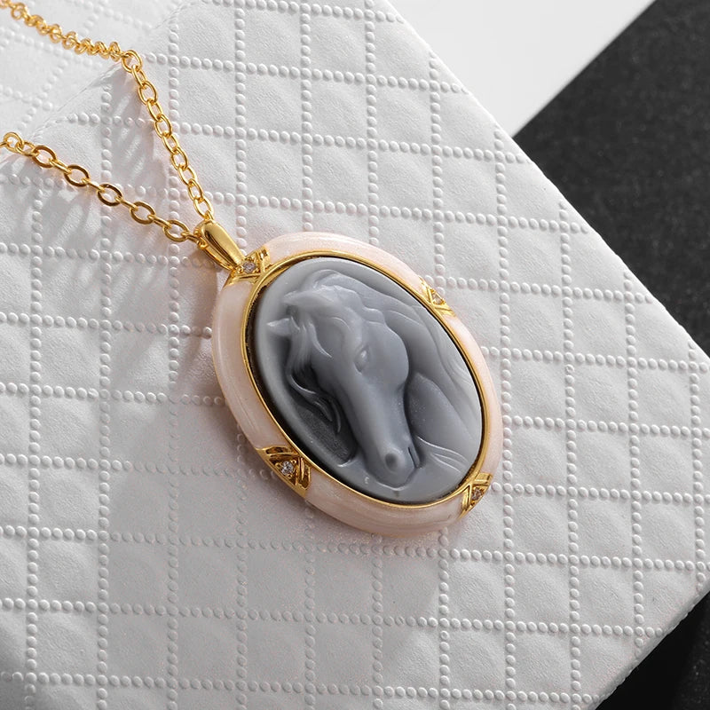 Avelena | Paar Halskette mit Der Klemme Liebe Katze Design