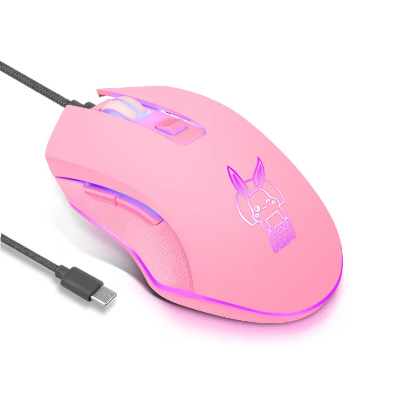 Avelena | Farbig Leuchtende Usb-C Gaming Maus