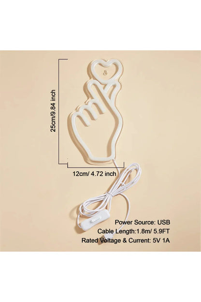 Avelena | Hand Herz LED Neon