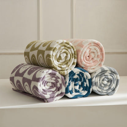 Avelena | Smiley Kariert Decke