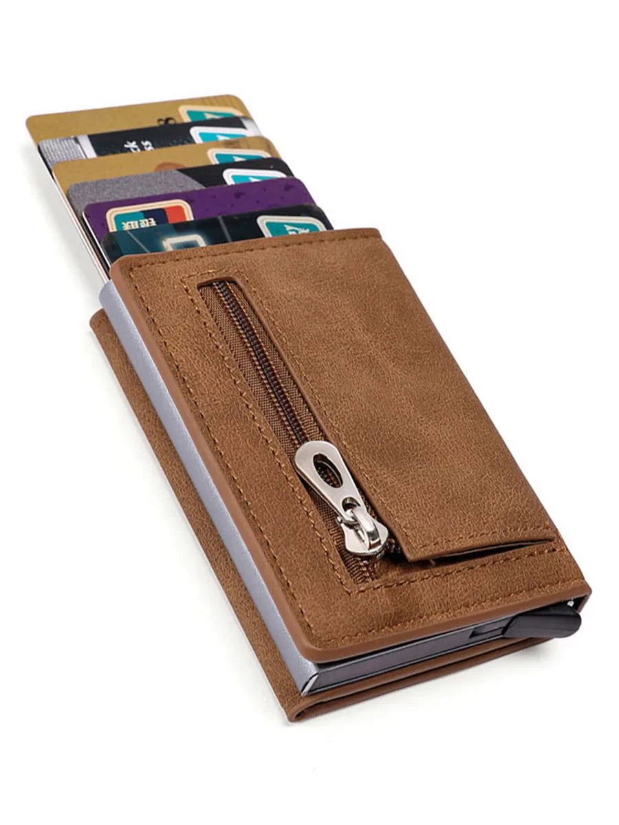 Avelena | Rfid Pu Leder Geldbörse Herren Anti-Magnetisch Organizer Geldbörse