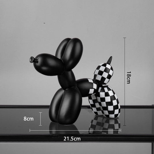 Avelena | Luxuriöse Wohnkultur, Ballonhund Deko, Büroschreibtisch Zubehör, Tier Deko, moderne beliebte Kunst, nordische Statuen