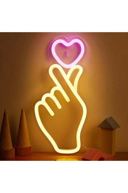 Avelena | Hand Herz LED Neon