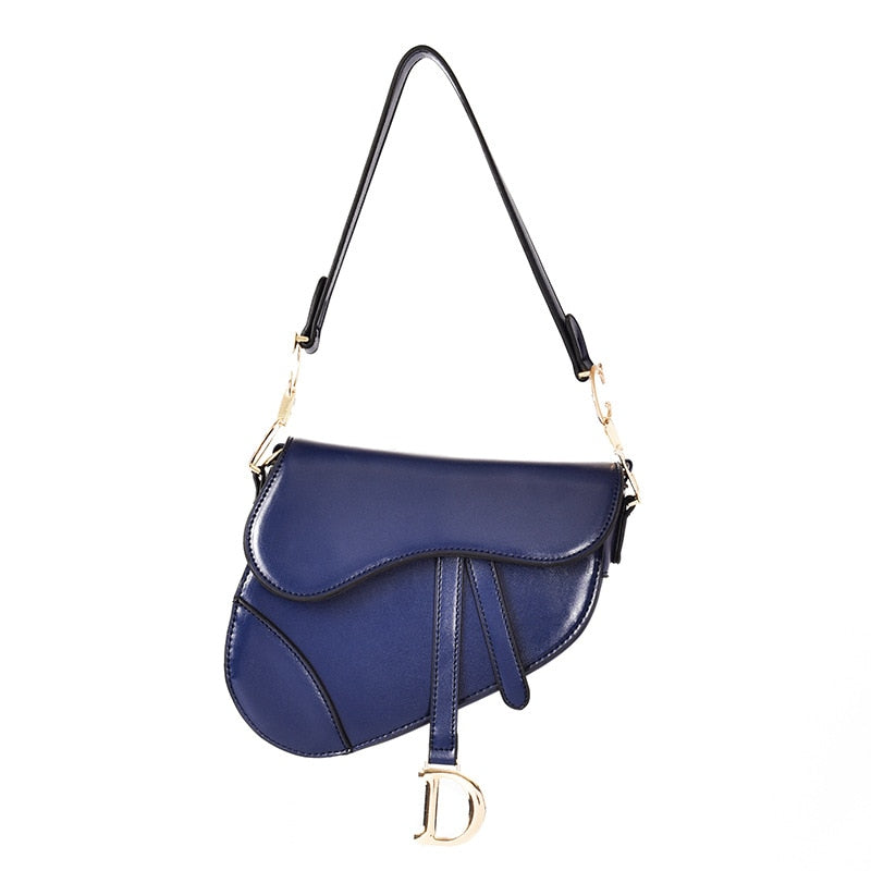 Avelena | Luxuriöse Damen Schultertasche Exklusive Pu Leder Satteltasche