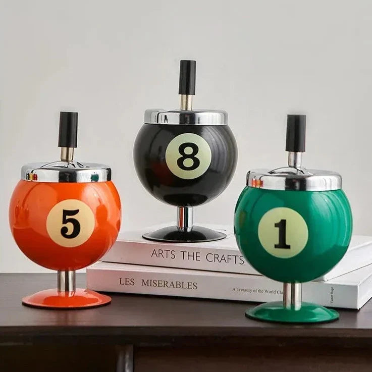 Avelena | Metall Billard Aschenbecher