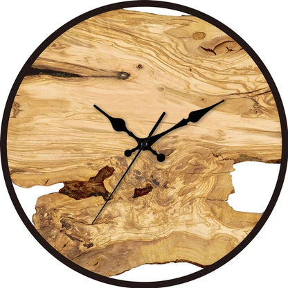Avelena | Geräuschlose Wanduhr aus Acryl und Holz