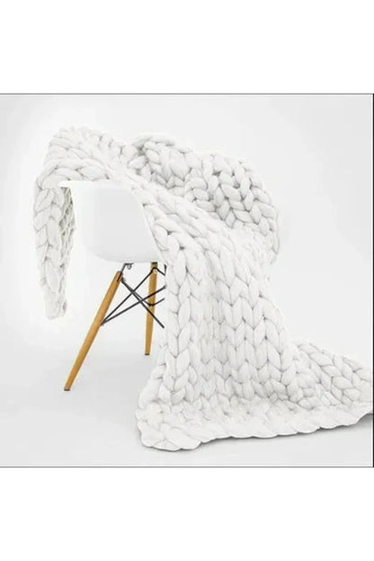 Avelena | Gemütliche Strick Chunky Decke