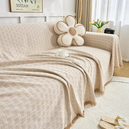 Avelena | DualComfort Wendbare Sofabezug – Stylischer, Waschbarer Couchschutz für 3–4-Sitzer Sofas