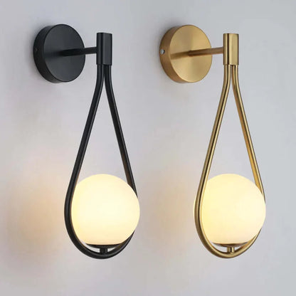 Avelena | Drop Luxus Glas Ballen Wandlampe