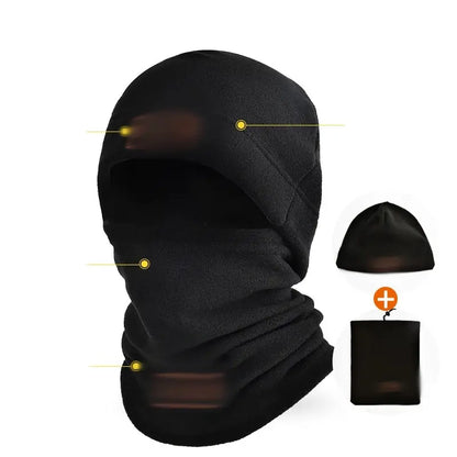 Avelena | Herren Thermo Fleece Balaclava Hut - Winter Gesichtswärmer & Taktische Mütze