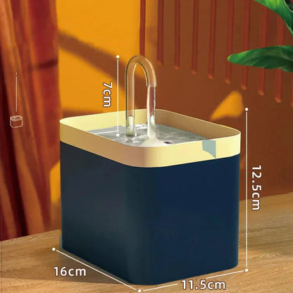 Avelena | Ultra-leise Haustier-Wasserbrunnen mit intelligenter Filtration - 1,5 l Edelstahl