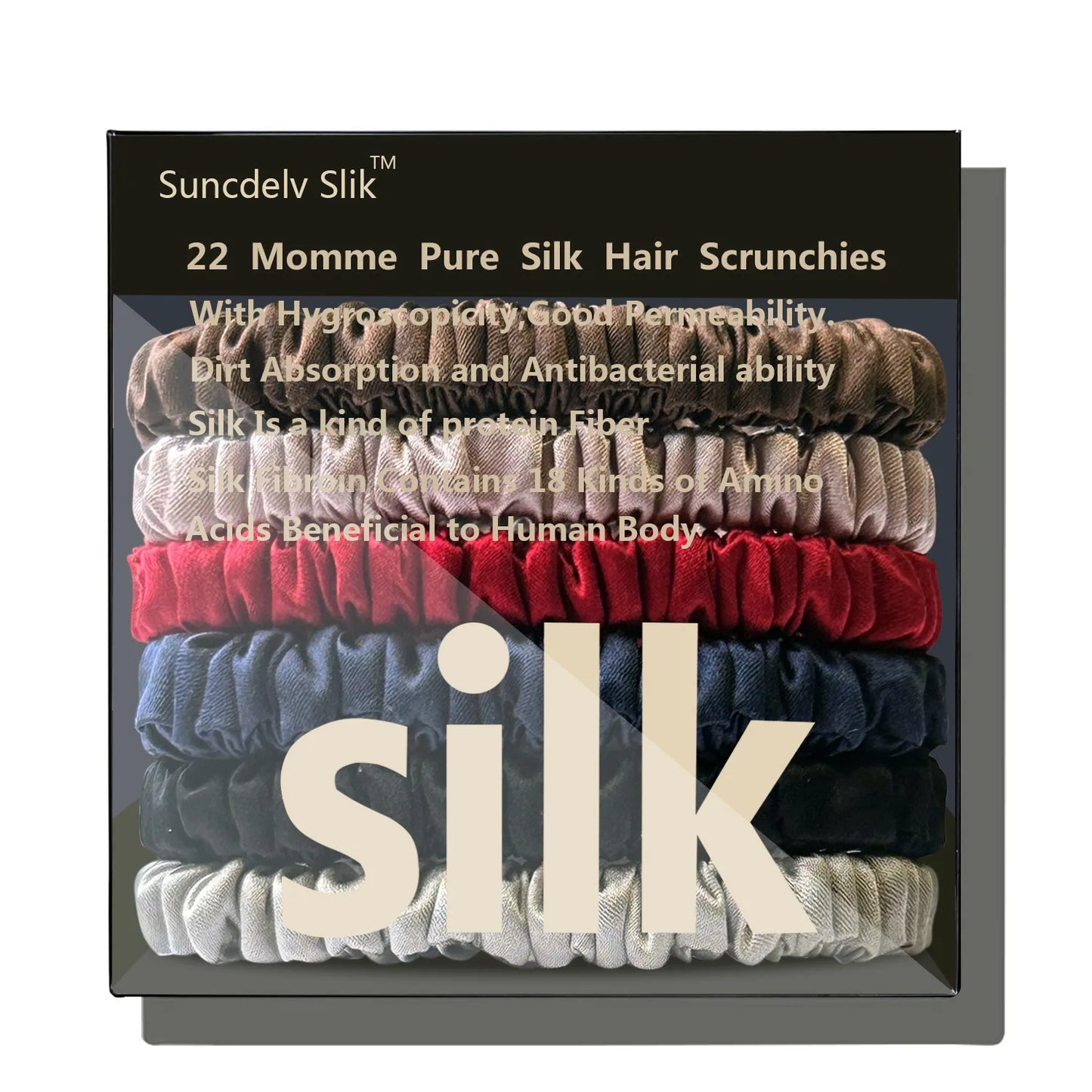 Avelena | Antirutsch Haargummi Haargummi Seiden Scrunchies