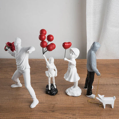 Avelena | Von Banksy inspirierte Skulpturensammlung