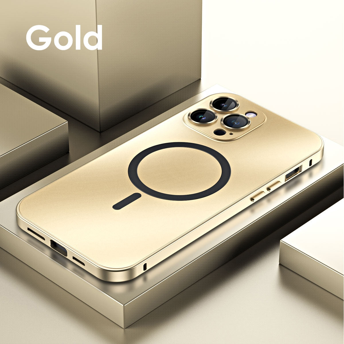 Avelena | Magsafe Metallhülle mit Kameraschutz Iphone