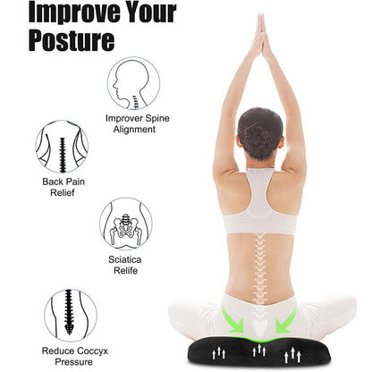 Avelena | RelaxCush | Ergonomisches Sitzkissen – Schmerzliese Komfort den ganzen Tag
