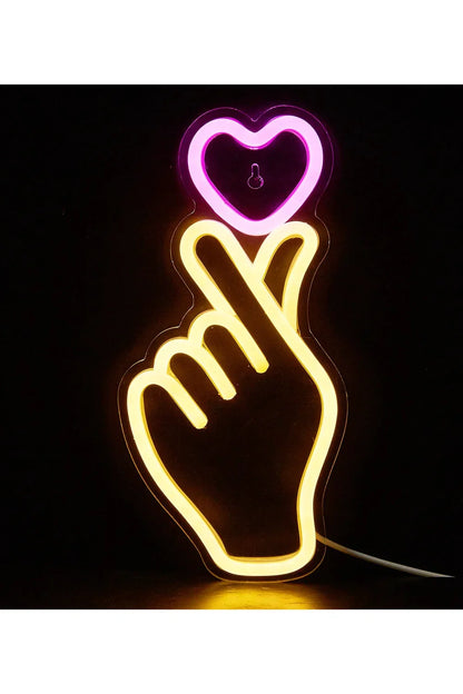 Avelena | Hand Herz LED Neon
