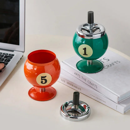 Avelena | Metall Billard Aschenbecher