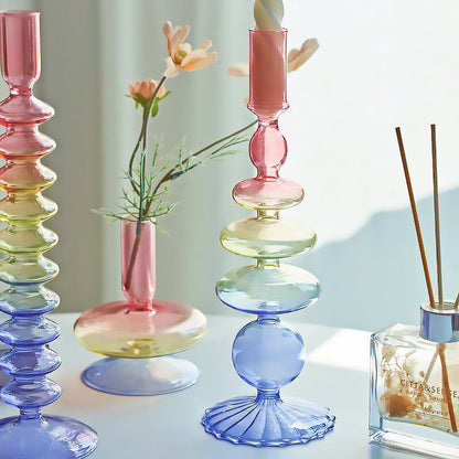 Avelena | Gradient Glas Kerzenhalter