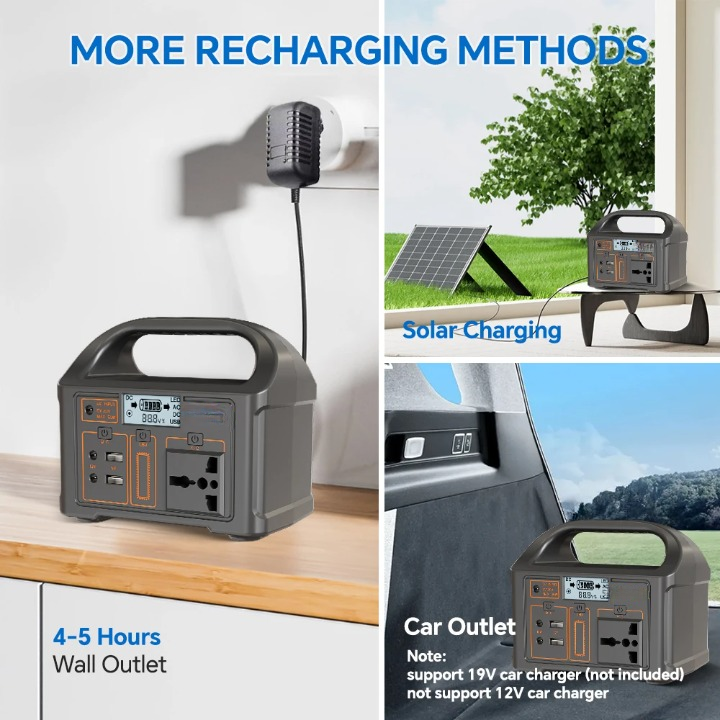 Avelena | 100W 24.000mAh Tragbare Powerstation mit LiFePO4-Batterie – PowerGo