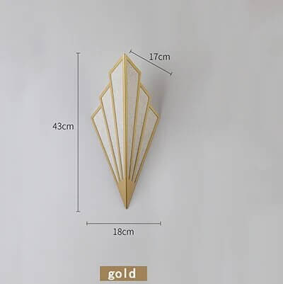 Avelena | Fächerförmige Art Deco Wandleuchte