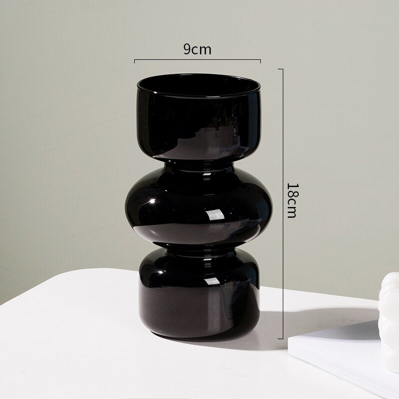 Avelena | Glas Tier Vase - Mehrfarben